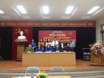 Hội nghị Toạ đàm Thanh niên trong xây dựng đô thị văn minh và Lễ ký kết giao ước thi đua thực hiện Nghị Quyết 03 của Ban Thường vụ Quận uỷ Lê Chân