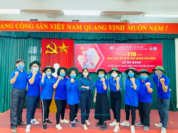 Đoàn trường Đại học Quản lý và Công nghệ Hải Phòng: đánh giá kết quả đoàn viên thanh niên thực hiện 05 ngày tình nguyện trong năm 2021