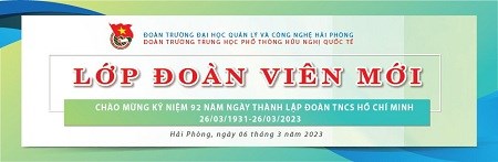 LỚP ĐOÀN VIÊN MỚI THÁNG THANH NIÊN NĂM 2023