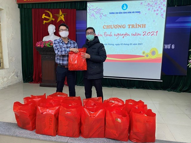 Hội Sinh viên Trường Cao đẳng Cộng đồng Hải Phòng triển khai chương trình Xuân tình nguyện năm 2021