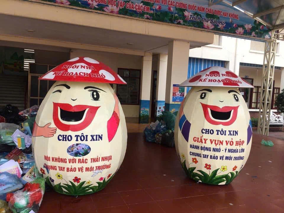 Quận đoàn - Hội đồng Đội quận Hải An triển khai mô hình phòng chống rác thải nhựa "Ngôi nhà Kế hoạch nhỏ"