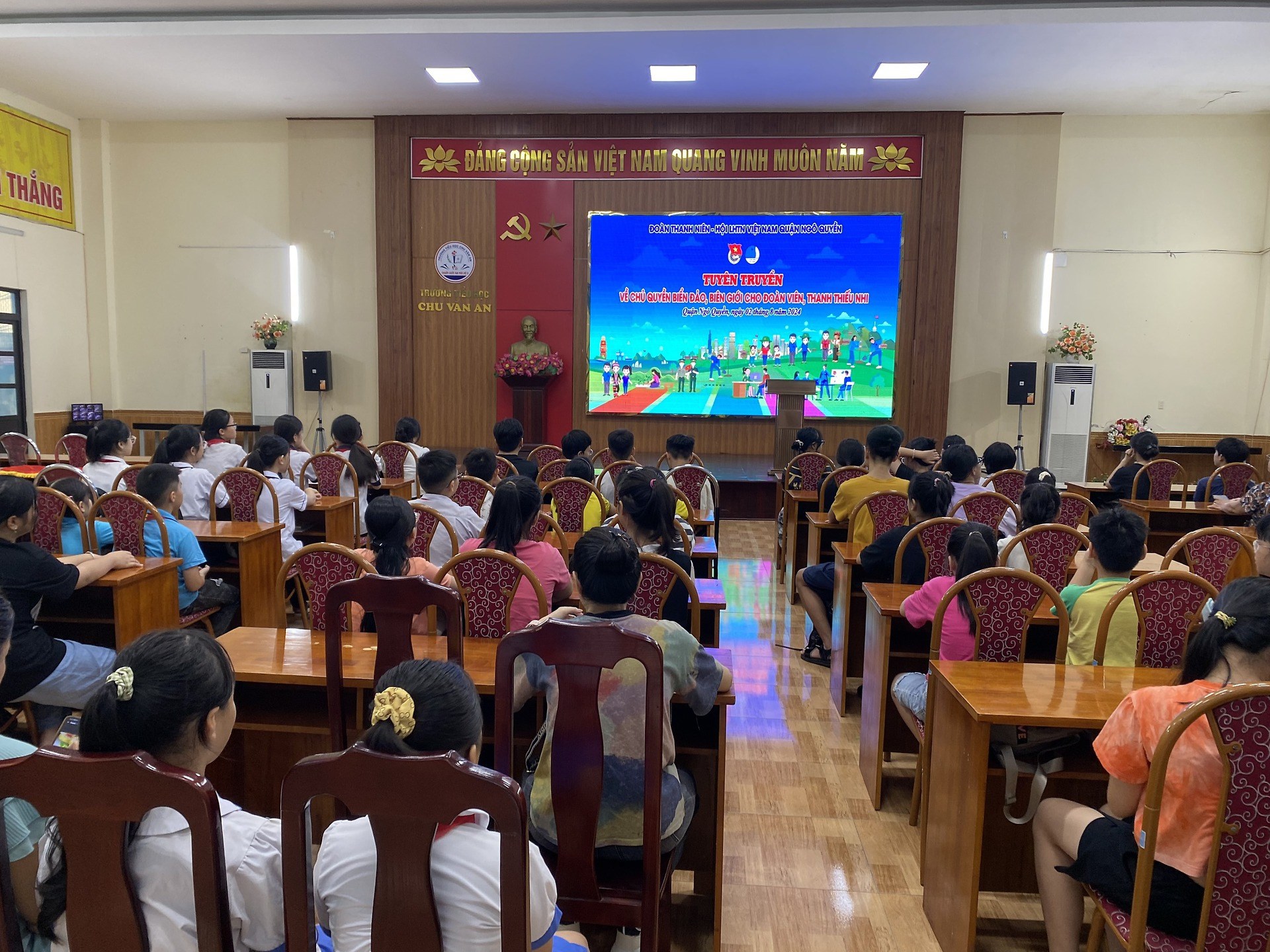 Quận Đoàn Ngô Quyền tổ chức tuyên truyền về chủ quyền biển đảo cho Đoàn viên thanh thiếu nhi