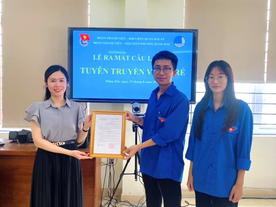 Quận đoàn Hải An ra mắt CLB "Tuyên truyền viên trẻ"