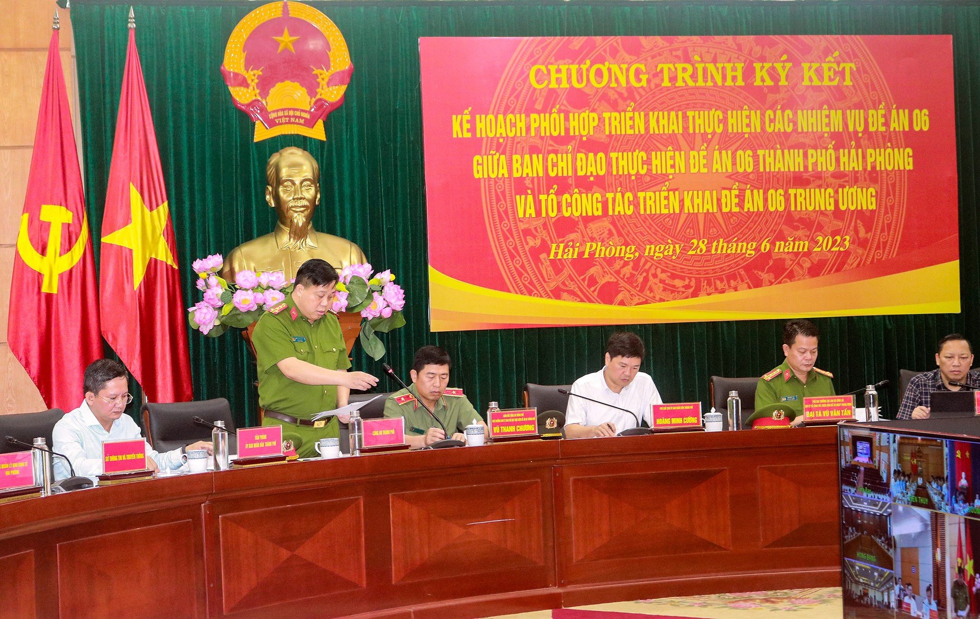 Ký kết Kế hoạch phối hợp để triển khai thực hiện kịp thời, hiệu quả các nhiệm vụ của Đề án 06/CP