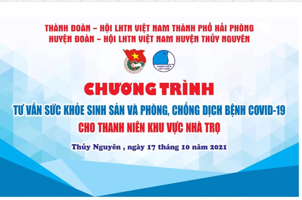 HỘI LHTN VIỆT NAM HUYỆN TỔ CHỨC CHƯƠNG TRÌNH "TƯ VẤN SỨC KHỎE SINH SẢN VÀ PHÒNG, CHỐNG COVID 19 CHO THANH NIÊN KHU VỰC NHÀ TRỌ"