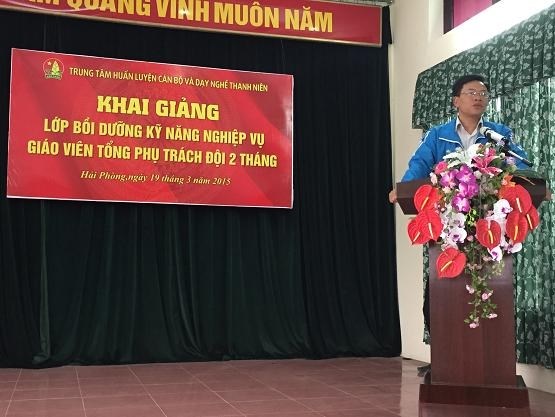 Khai giảng lớp bồi dưỡng kỹ năng nghiệp vụ Tổng phụ trách Đội