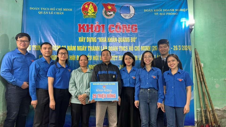 Công trình “Tuổi trẻ Khối Doanh nghiệp vì đàn em thân yêu năm 2024”
