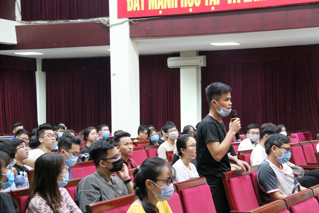 Trường Đại học Y Dược Hải Phòng đối thoại với sinh viên theo Luật Thanh niên Chào mừng Đại hội Đoàn trường