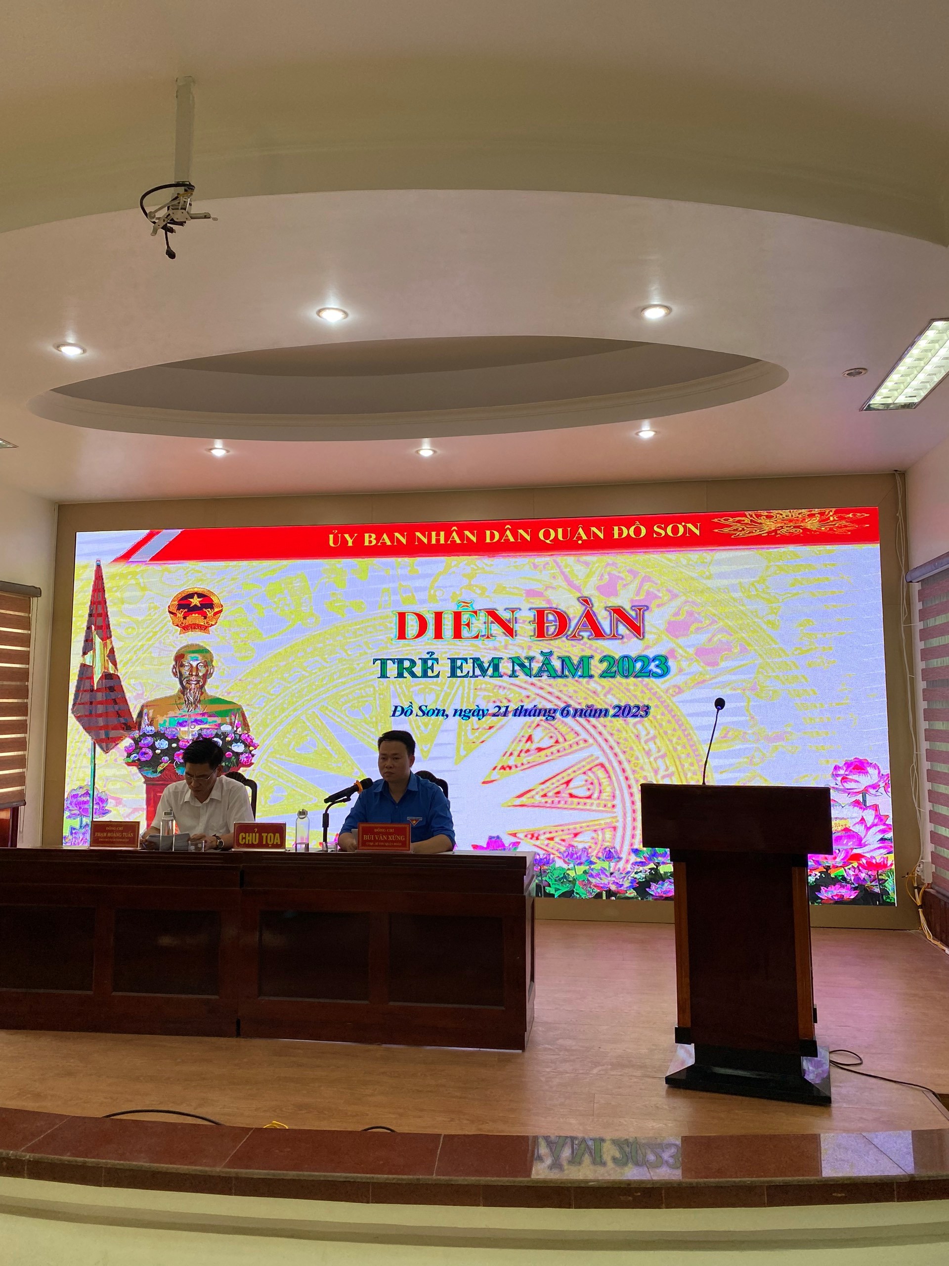 Quận Đồ Sơn: Toạ đàm trẻ em năm 2023