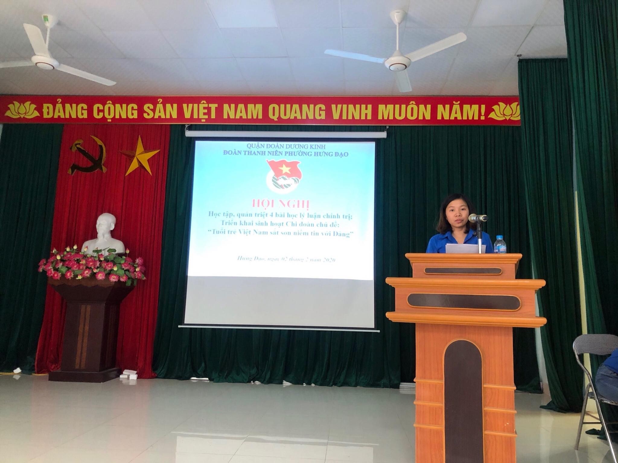 100% các chi đoàn khu dân cư tổ chức sinh hoạt chi đoàn theo chủ điểm với chủ đề "Tuổi trẻ Việt Nam sắt son niềm tin với Đảng"