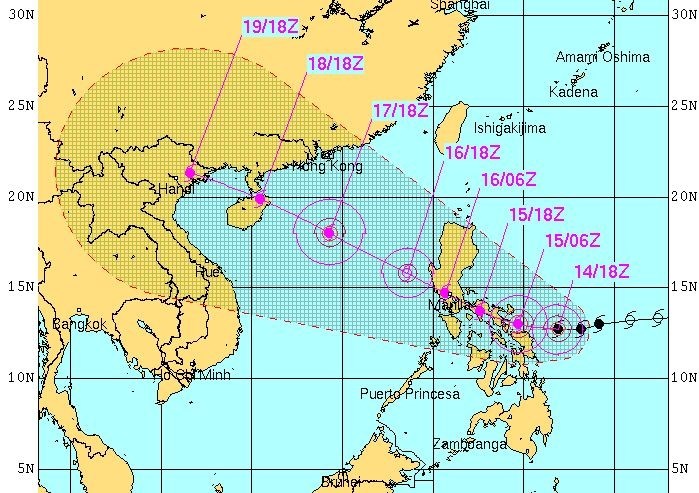 Công văn về việc Phòng, chống cơn bão Rammasun