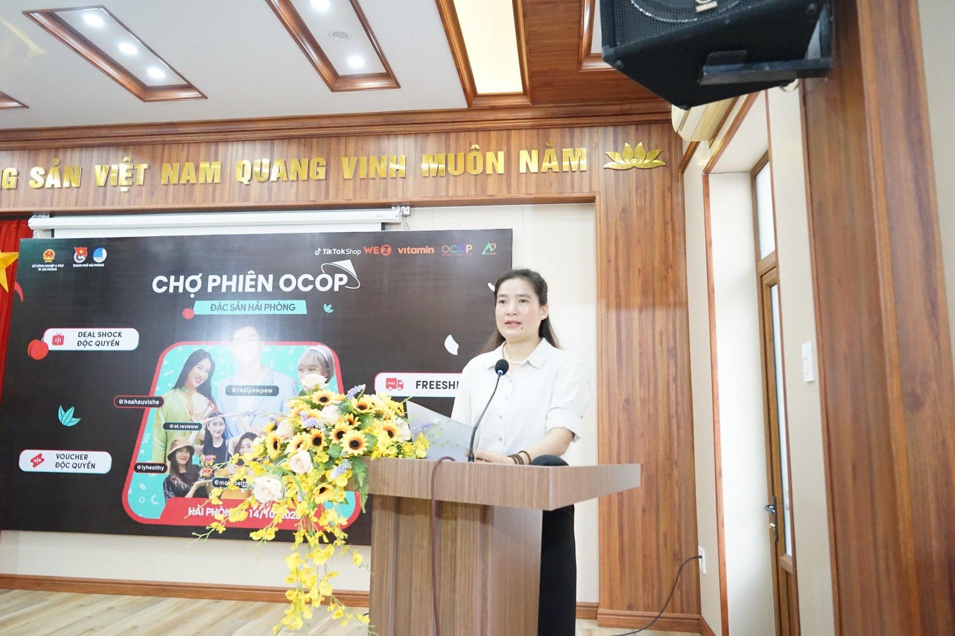 Chợ phiên OCOP Hải Phòng - phiên livestream thu hút hơn 20 triệu người theo dõi