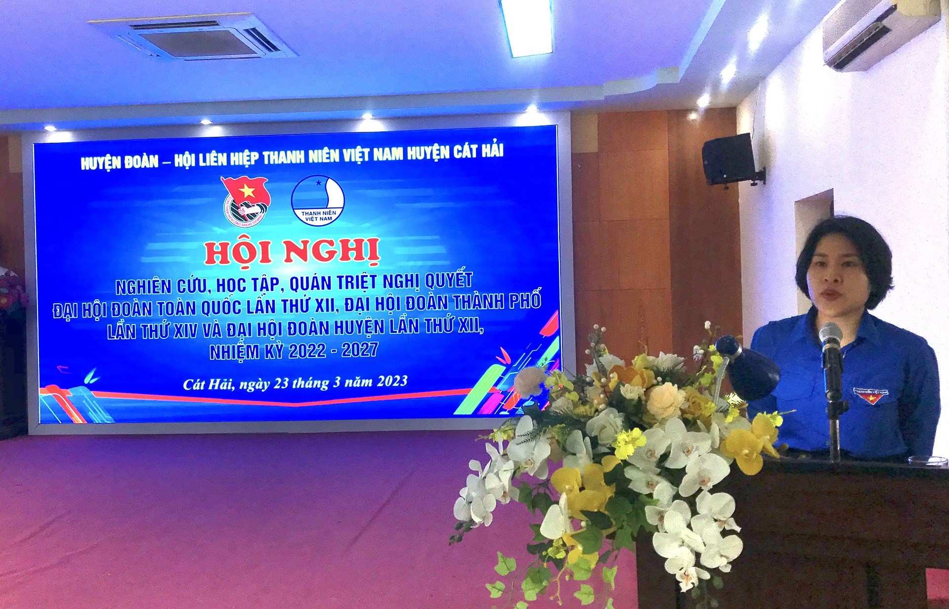 HỘI NGHỊ NGHIÊN CỨU, HỌC TẬP, QUÁN TRIỆT NGHỊ QUYẾT ĐẠI HỘI ĐOÀN TOÀN QUỐC LẦN THỨ XII, ĐẠI HỘI ĐOÀN THÀNH PHỐ LẦN THỨ XIV VÀ ĐẠI HỘI ĐOÀN HUYỆN LẦN THỨ XII, NHIỆM KỲ 2022 - 2027