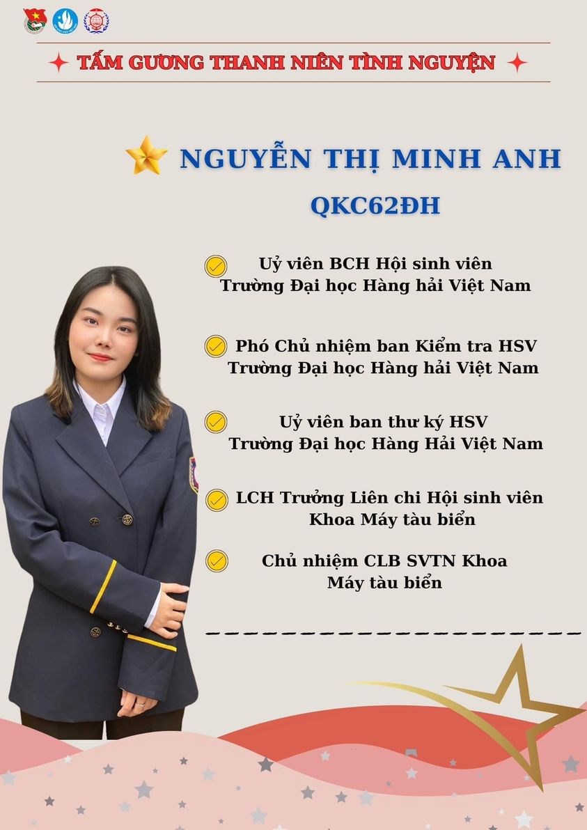 Nguyễn Thị Minh Anh - Tấm gương tình nguyện hè năm 2023 - Bông hoa tài sắc vẹn toàn giữa rừng cây