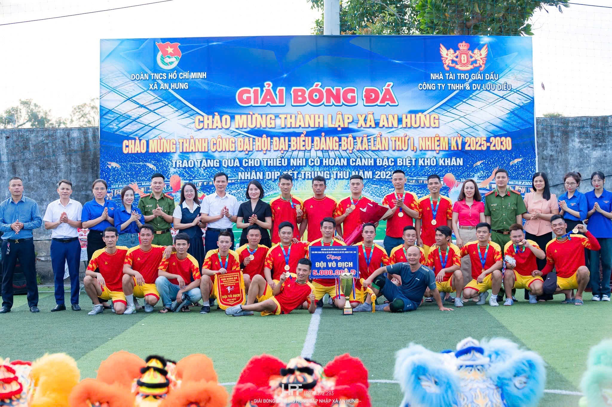 ĐOÀN XÃ AN HƯNG TỔ CHỨC THÀNH CÔNG GIẢI BÓNG ĐÁ VÀ HOẠT ĐỘNG THIỆN NGUYỆN NHÂN DỊP TRUNG THU NĂM 2025