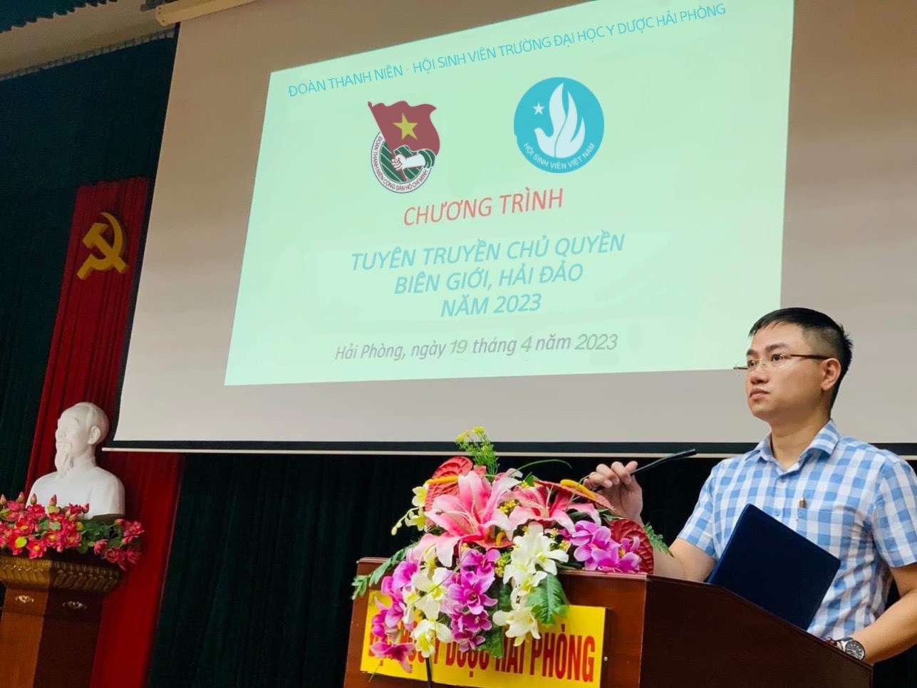 Đoàn TNCS Hồ Chí Minh trường Đại học Y Dược Hải Phòng tổ chức Chương trình "Tuyên truyền chủ quyền biên giới hải đảo năm 2023