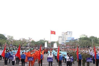 Hội sinh viên thành phố Hải Phòng tham gia Ngày chạy Olympic vì sức khỏe toàn dân năm 2021