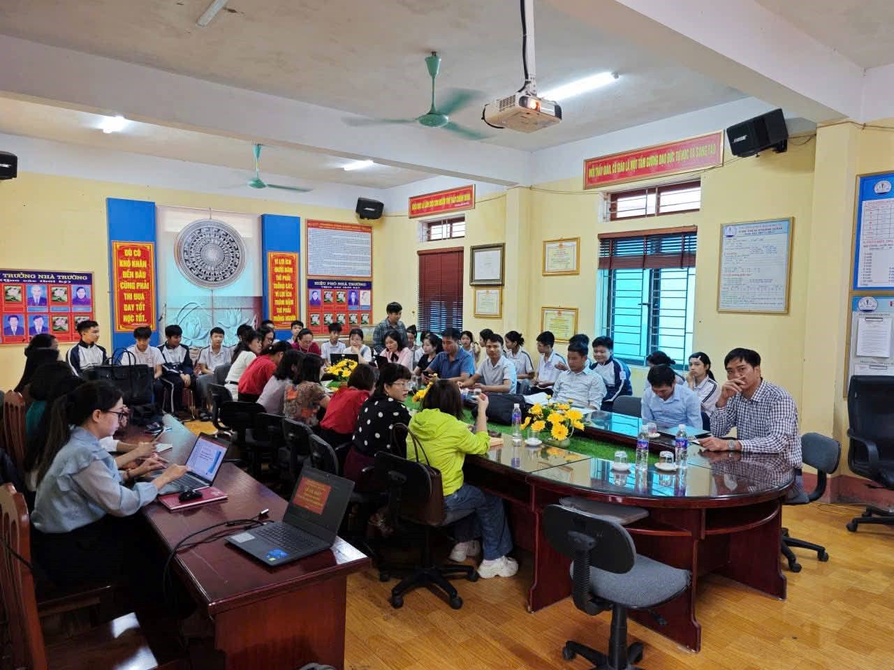 RA MẮT VÀ TRIỂN KHAI MÔ HÌNH "TRƯỜNG HỌC KHÔNG MA TÚY" TẠI TRƯỜNG THCS BẠCH ĐẰNG - PHƯỜNG BẮC AN PHỤ - TP HẢI PHÒNG.