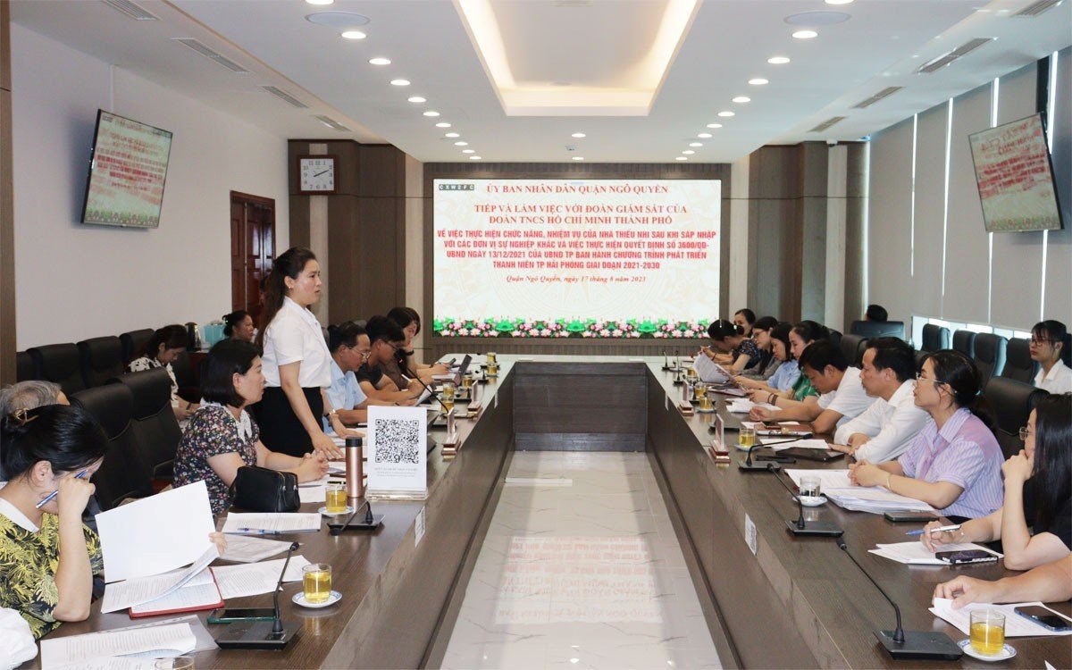 Giám sát việc thực hiện chức năng, nhiệm vụ của Nhà Thiếu nhi sau khi sáp nhập và Chương trình phát triển thanh niên thành phố