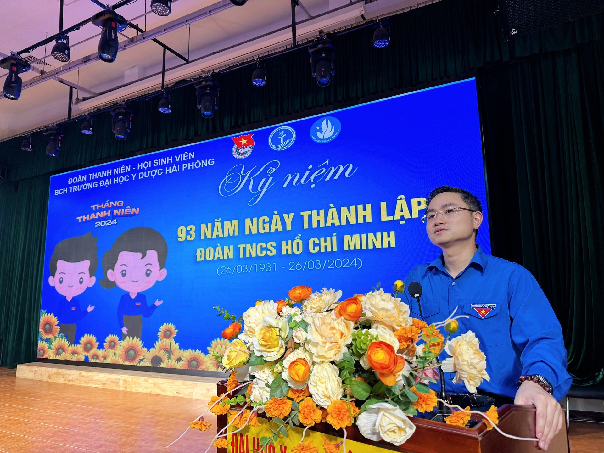 Tuổi Trẻ Trường Đại Học Y Dược Hải Phòng Tổ Chức Lễ Kỷ Niệm 93 Năm Ngày Thành Lập Đoàn TNCS Hồ Chí Minh (26/3/1931 - 26/3/2024)