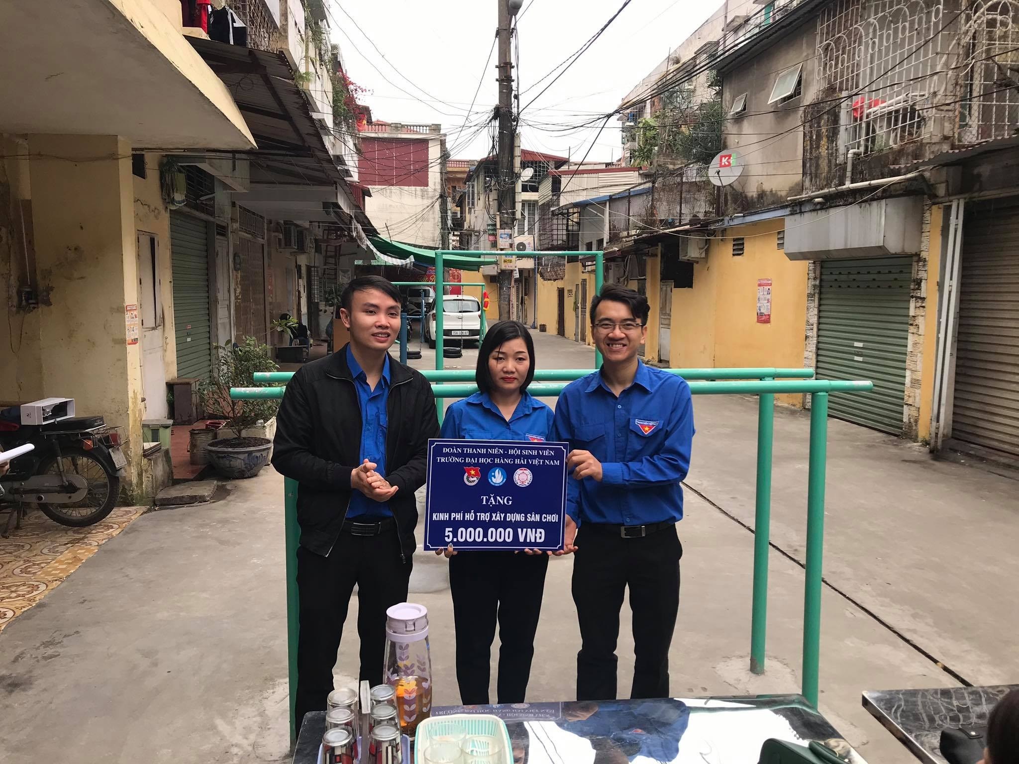 Quận Lê Chân: Công trình thanh niên "Sân chơi miễn phí cho thiếu nhi" phường Hồ Nam