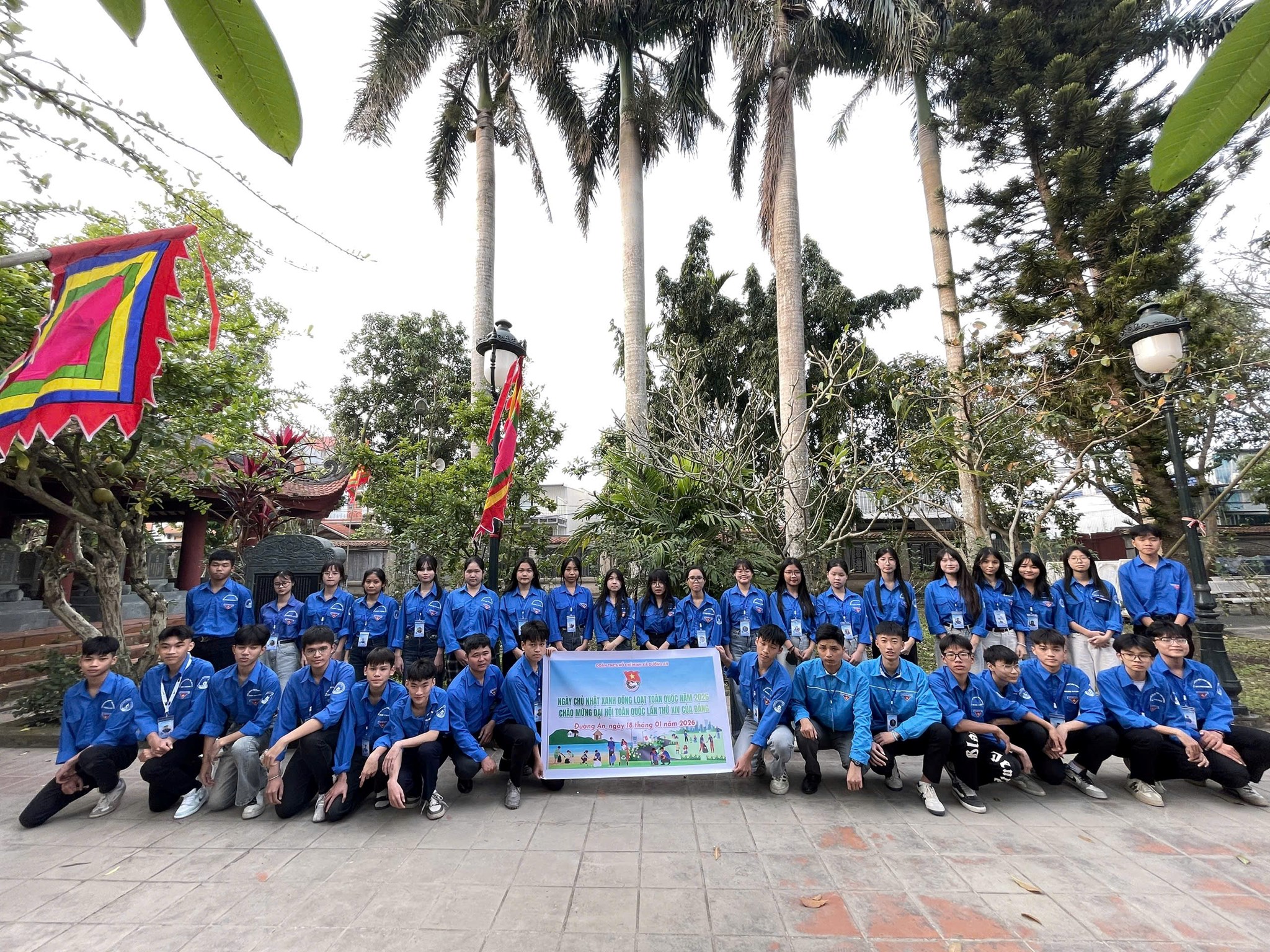 Tuổi trẻ Đường An đồng loạt ra quân ‘Ngày Chủ nhật xanh’ toàn quốc năm 2026 chào mừng Đại hội lần thứ XIV của Đảng