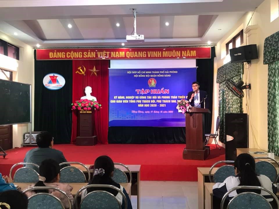 Lớp tập huấn, bồi dưỡng kỹ năng, kiến thức, nghiệp vụ công tác Đội cho giáo viên làm TPT Đội, cán bộ Đội, phụ trách Sao và Sao Nhi đồng