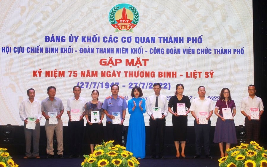 Công trình thanh niên “Tuổi trẻ Khối các cơ quan thành phố tri ân các các Mẹ Việt Nam anh hùng, người có công với cách mạng nhân kỷ niệm 75 năm Ngày Thương binh - Liệt sĩ”