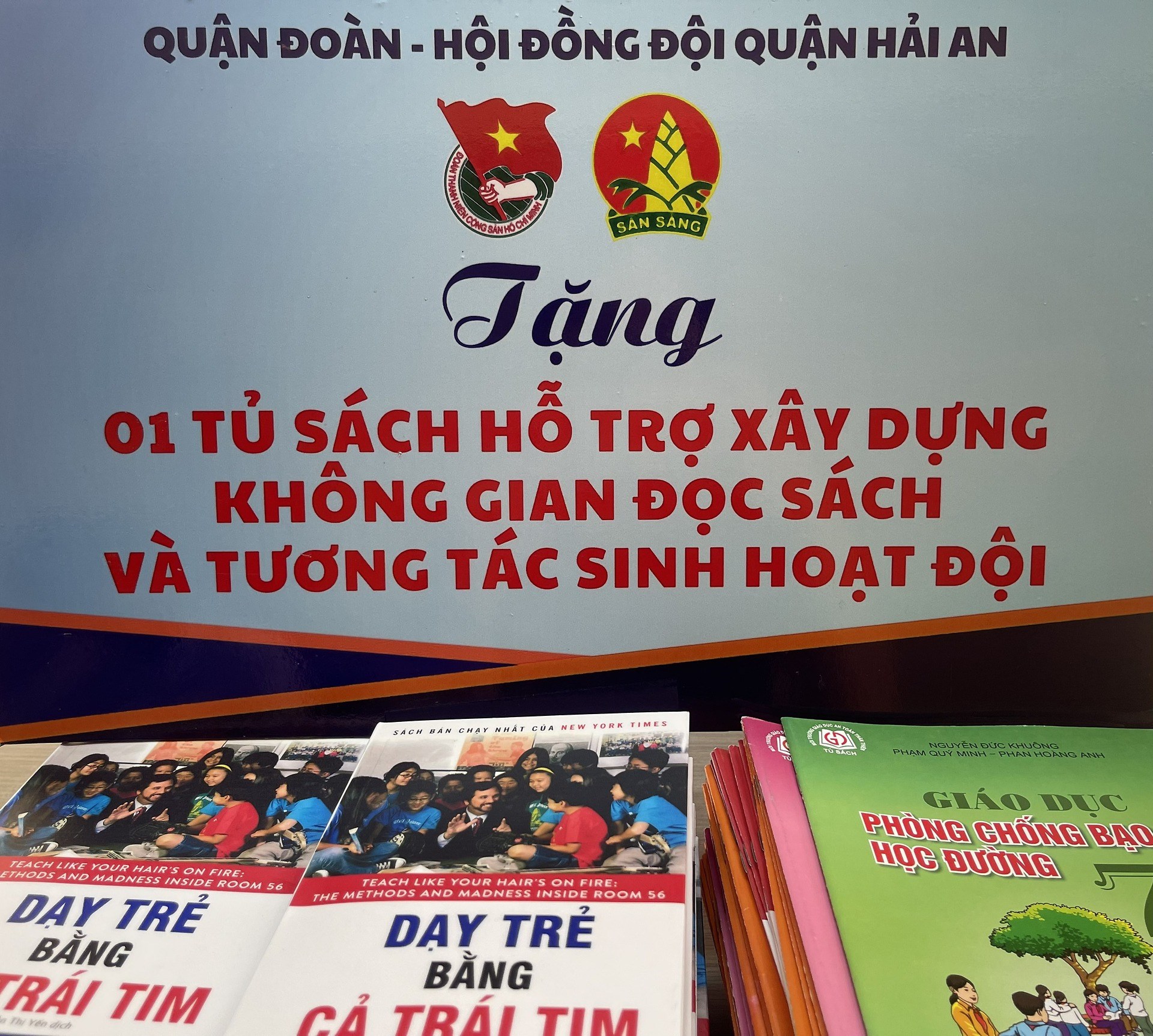 Quận đoàn Hải An: Không gian đọc sách tương tác và sinh hoạt đội