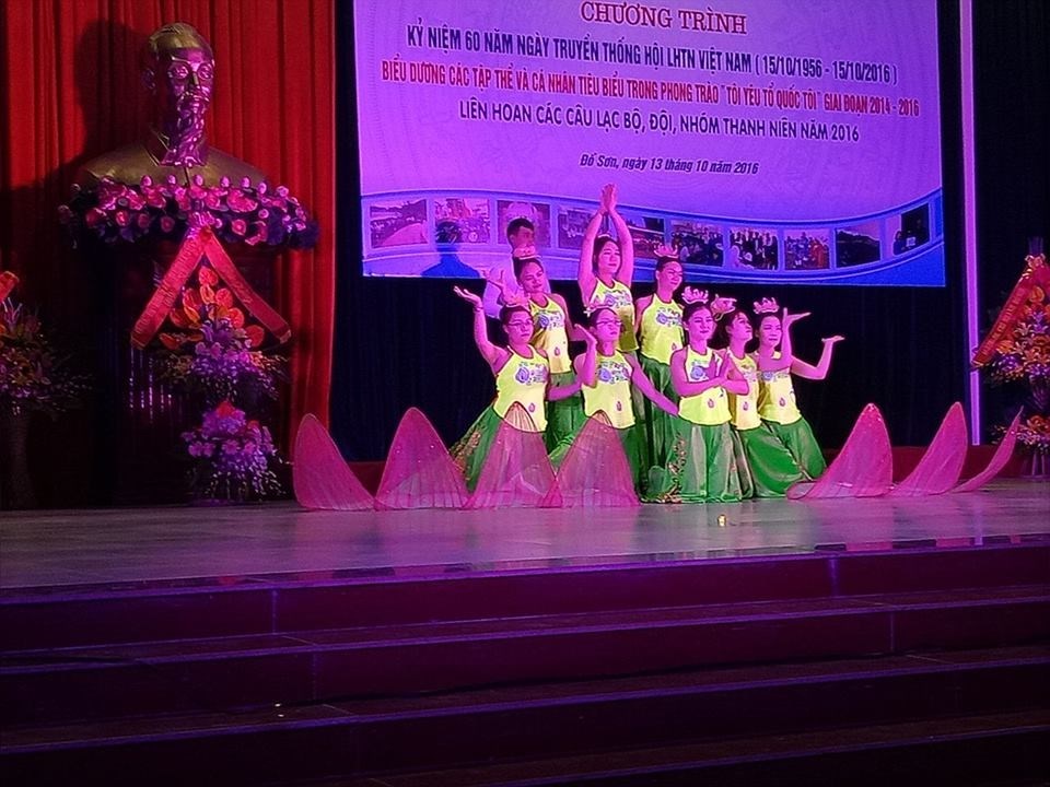 Ủy ban Hội LHTN Việt Nam quận Đồ Sơn trọng thể tổ chức Kỷ niệm 60 năm ngày truyền thống Hội LHTN Việt Nam (15/10/1956 - 15/10/2016); Biểu dương các tập thể, cá nhân tiêu biểu trong phong trào "Tôi yêu Tổ quốc tôi" giai đoạn 2014-2016; Liên hoan các c
