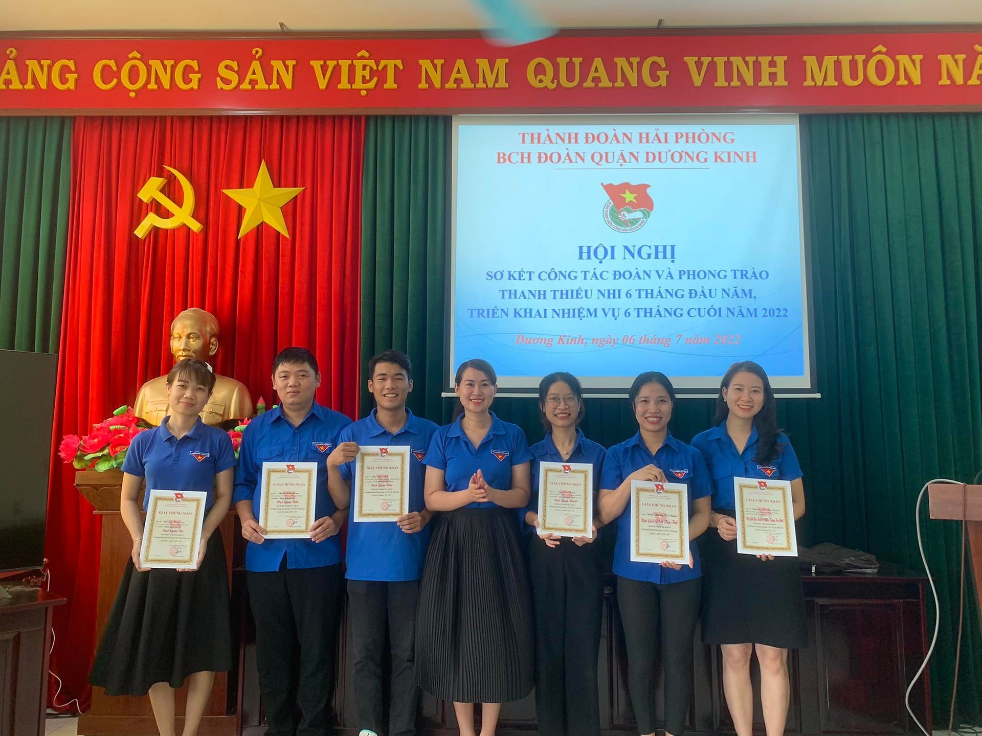 Hội nghị Sơ kết công tác Đoàn và Phong trào Thanh thiếu nhi 6 tháng đầu năm, Triển khai nhiệm vụ 6 tháng cuối năm; Trao giải Cuộc thi “Khoảng khắc nhiệm kỳ