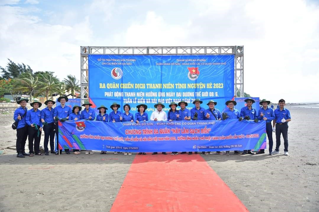 RA QUÂN CHIẾN DỊCH THANH NIÊN TÌNH NGUYỆN HÈ NĂM 2023; PHÁT ĐỘNG THANH NIÊN HƯỞNG ỨNG NGÀY ĐẠI DƯƠNG THẾ GIỚI 08/6, TUẦN LỄ BIỂN VÀ HẢI ĐẢO VIỆT NAM NĂM 2023