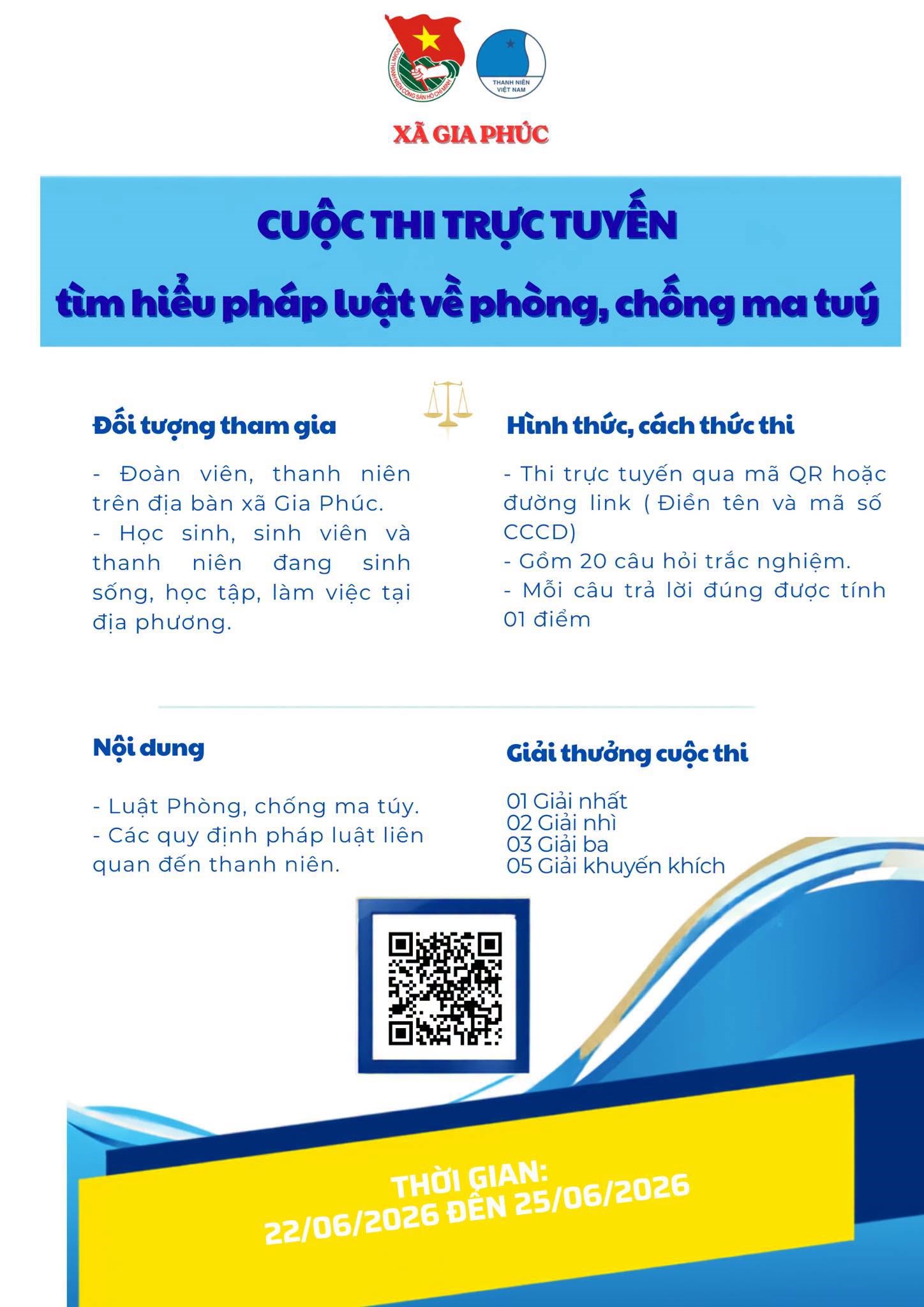 CUỘC THI TRỰC TUYẾN: TÌM HIỂU PHÁP LUẬT VỀ PHÒNG, CHỐNG MA TÚY NĂM 2026