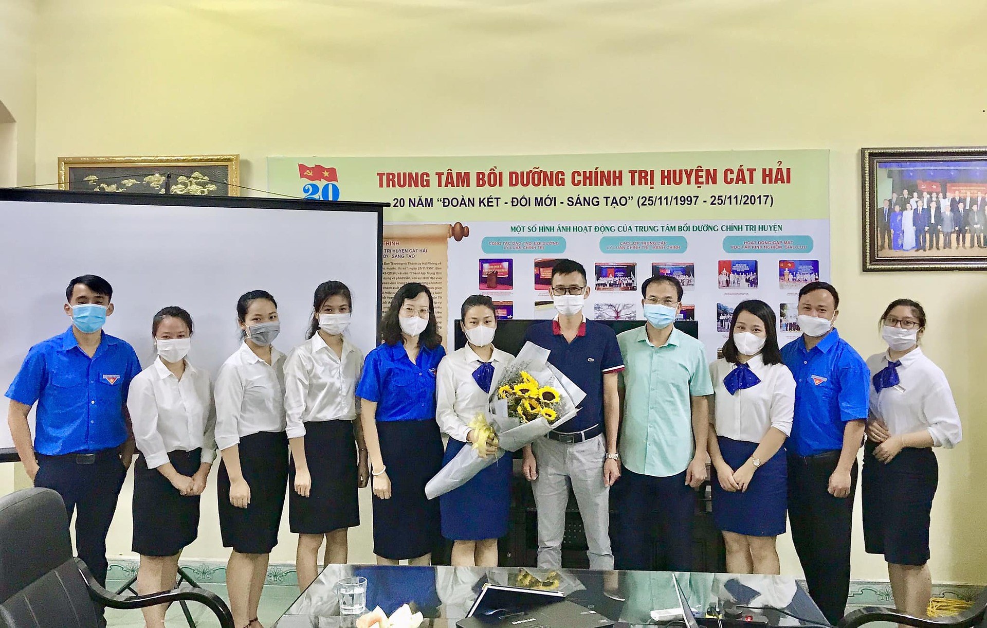 LỄ RA MẮT CHI HỘI THANH NIÊN NGÂN HÀNG THƯƠNG MẠI CỔ PHẦN BƯU ĐIỆN LIÊN VIỆT - CHI NHÁNH HẢI PHÒNG - PHÒNG GIAO DỊCH CÁT HẢI