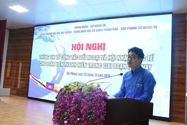 ĐOÀN KHỐI CÁC CƠ QUAN THÀNH PHỐ TỔ CHỨC HỘI NGHỊ TUYÊN TRUYỀN VỀ CÔNG TÁC THÔNG TIN ĐỐI NGOẠI VÀ HỘI NHẬP QUỐC TẾ CHO ĐOÀN VIÊN THANH NIÊN TRONG GIAI ĐOẠN HIỆN NAY