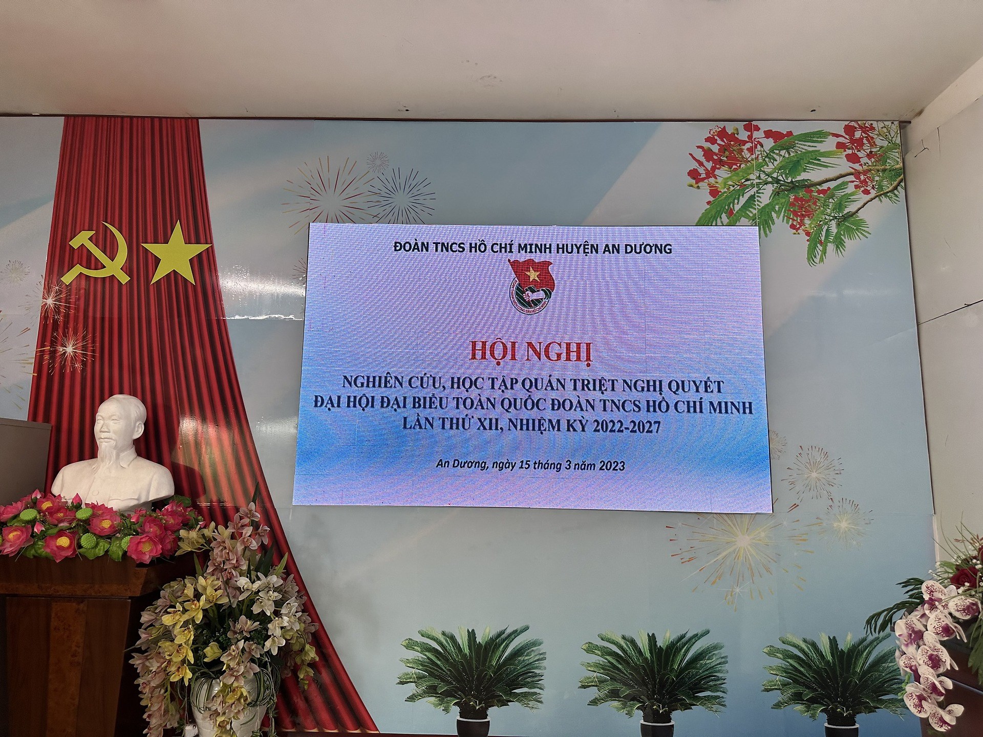 Hội nghị nghiên cứu, học tập quán triệt Nghị quyết Đại hội đại biểu toàn quốc TNCS Hồ Chí Minh lần thứ XII, nhiệm kỳ 2022-2027 cho các đồng chí Ủy viên BCH Huyện đoàn