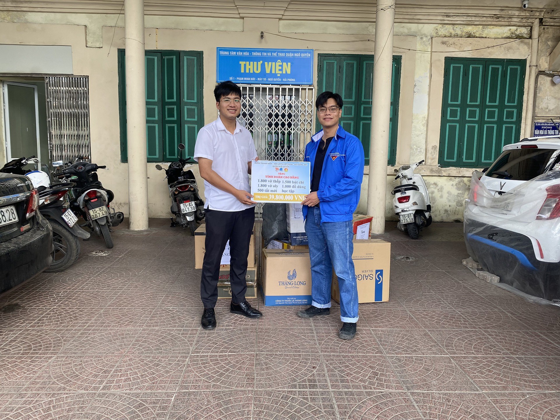 Đoàn Thanh niên - Hội LHTN Việt Nam - Hội đồng Đội Quận Ngô Quyền gửi tặng Tỉnh Đoàn Cao Bằng đồ dùng học tập cho các em học sinh vùng cao nhân dịp Tháng thanh niên 2024