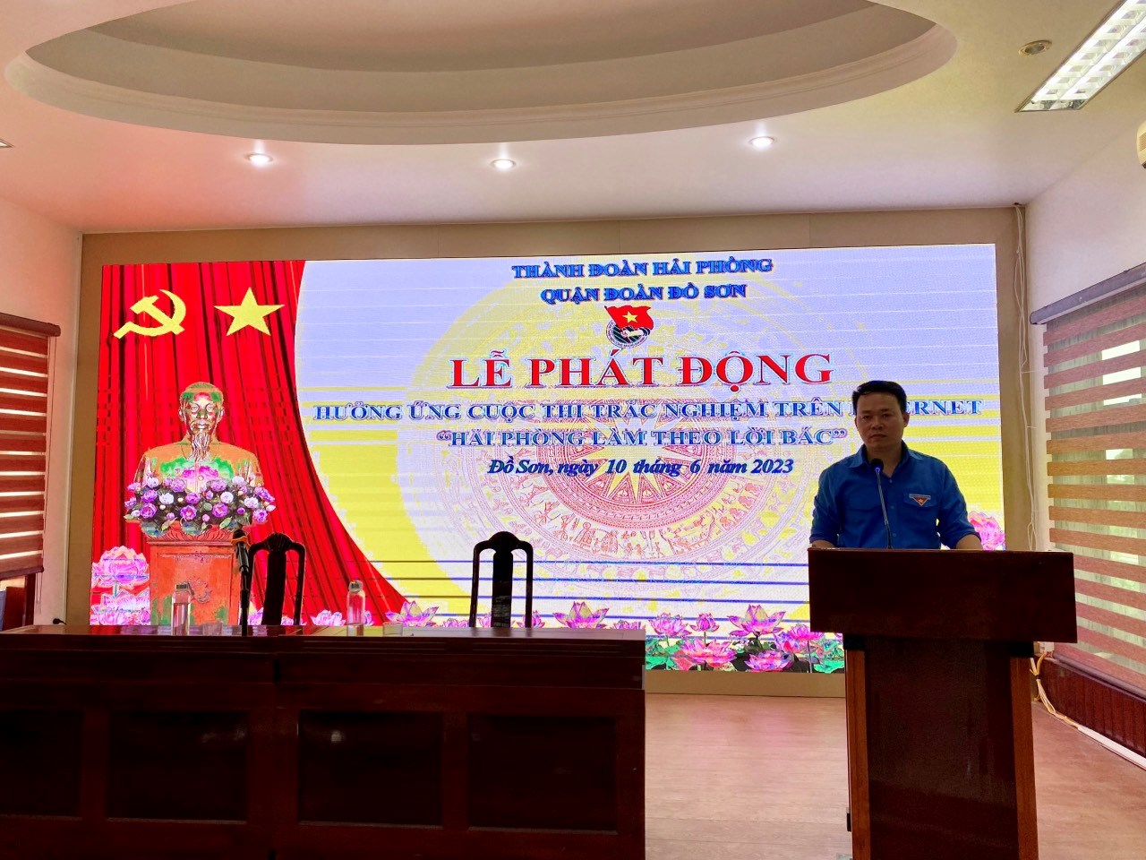 Quận đoàn Đồ Sơn tổ chức phát động Cuộc thi trắc nghiệm trên Internet “Hải Phòng làm theo lời Bác”