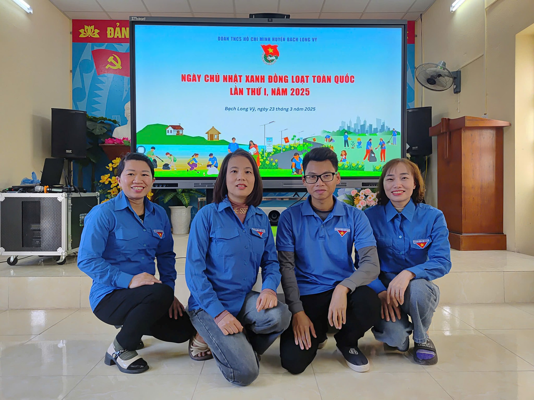 HUYỆN ĐOÀN BẠCH LONG VỸ RA QUÂN NGÀY CHỦ NHẬT XANH LẦN THỨ I NĂM 2025