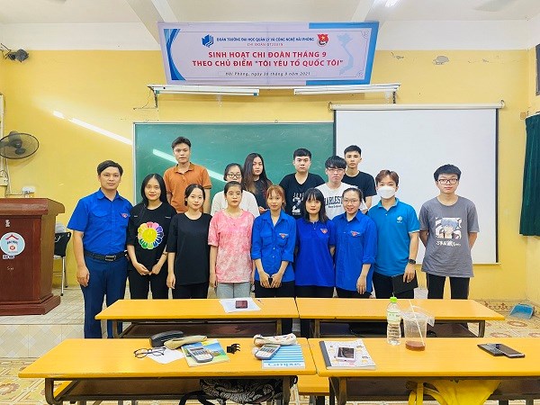 Năm 2021 một năm thành công trong công tác “Xây dựng chi đoàn mạnh”  của Đoàn trường Đại học Quản lý và Công nghệ Hải Phòng