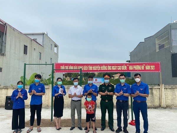Công trình thanh niên "Chuỗi điểm sinh hoạt vui chơi cho thiếu nhi"
