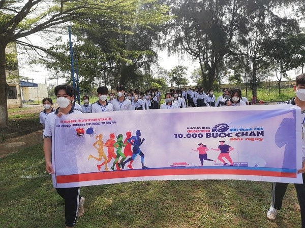 CHƯƠNG TRÌNH “MỖI THANH NIÊN 10.000 BƯỚC CHÂN MỖI NGÀY” NĂM 2022