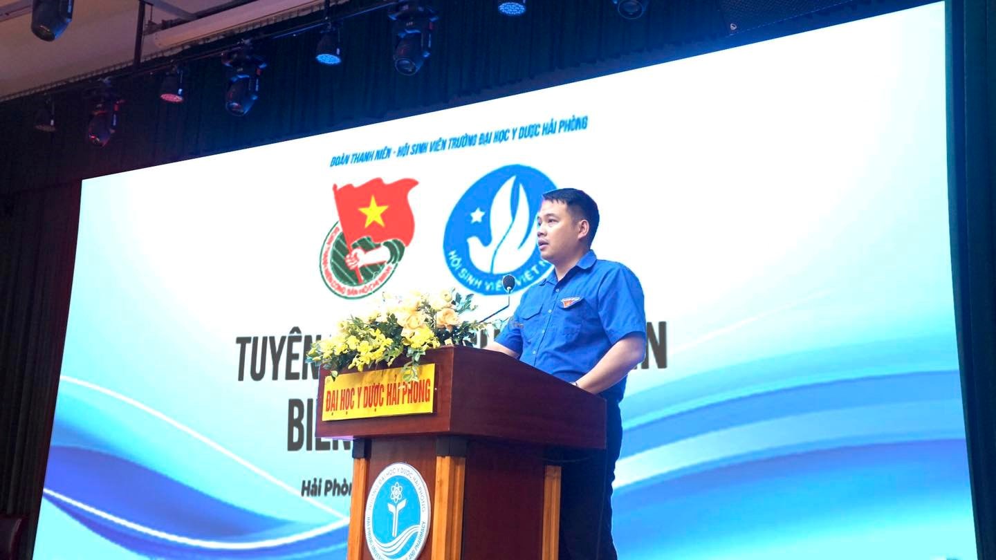 Ban Thường vụ Đoàn TNCS Hồ Chí Minh trường Đại học Y Dược Hải Phòng tổ chức Hội nghị tuyên truyền biên giới hải đảo