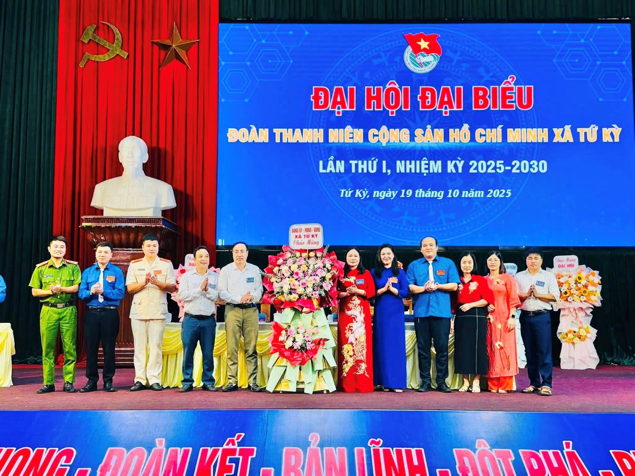 ĐOÀN XÃ TỨ KỲ TỔ CHỨC THÀNH CÔNG ĐẠI HỘI ĐẠI BIỂU ĐOÀN TNCS HỒ CHÍ MINH XÃ TỨ KỲ LẦN THỨ I, NHIỆM KỲ 2025 - 2030