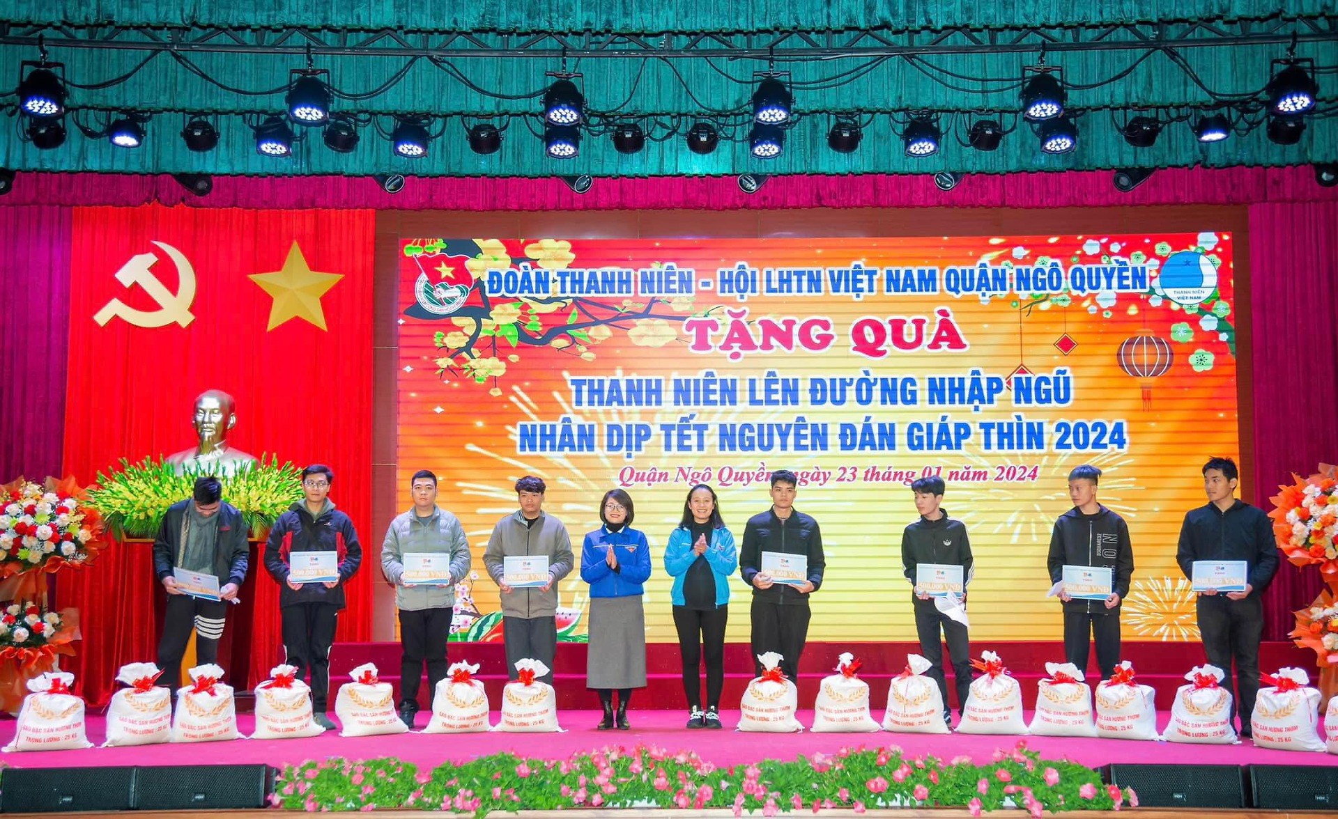 Tổ chức thành công Lớp bồi dưỡng chủ nghĩa yêu nước cho thanh niên sẵn sàng nhập ngũ và thực hiện nghĩa vụ công an nhân dân; Hội nghị Tiếp xúc thanh niên sẵn sàng nhập ngũ và thực hiện nghĩa vụ công an nhân dân và Lễ giao nhận quân năm 2024.