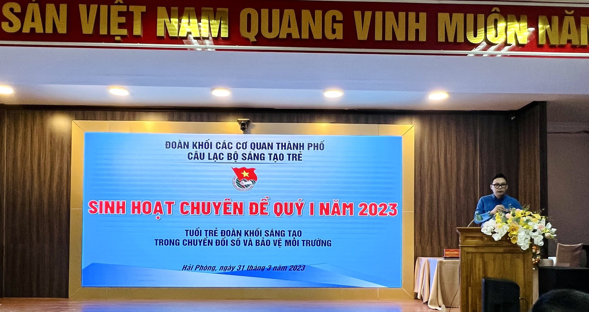 CÂU LẠC BỘ SÁNG TẠO TRẺ ĐOÀN KHỐI CÁC CƠ QUAN THÀNH PHỐ TỔ CHỨC SINH HOẠT CHUYÊN ĐỀ QUÝ I NĂM 2023 VỚI CHỦ ĐỀ "TUỔI TRẺ ĐOÀN KHỐI SÁNG TẠO TRONG CHUYỂN ĐỔI SỐ VÀ BẢO VỆ MÔI TRƯỜNG"