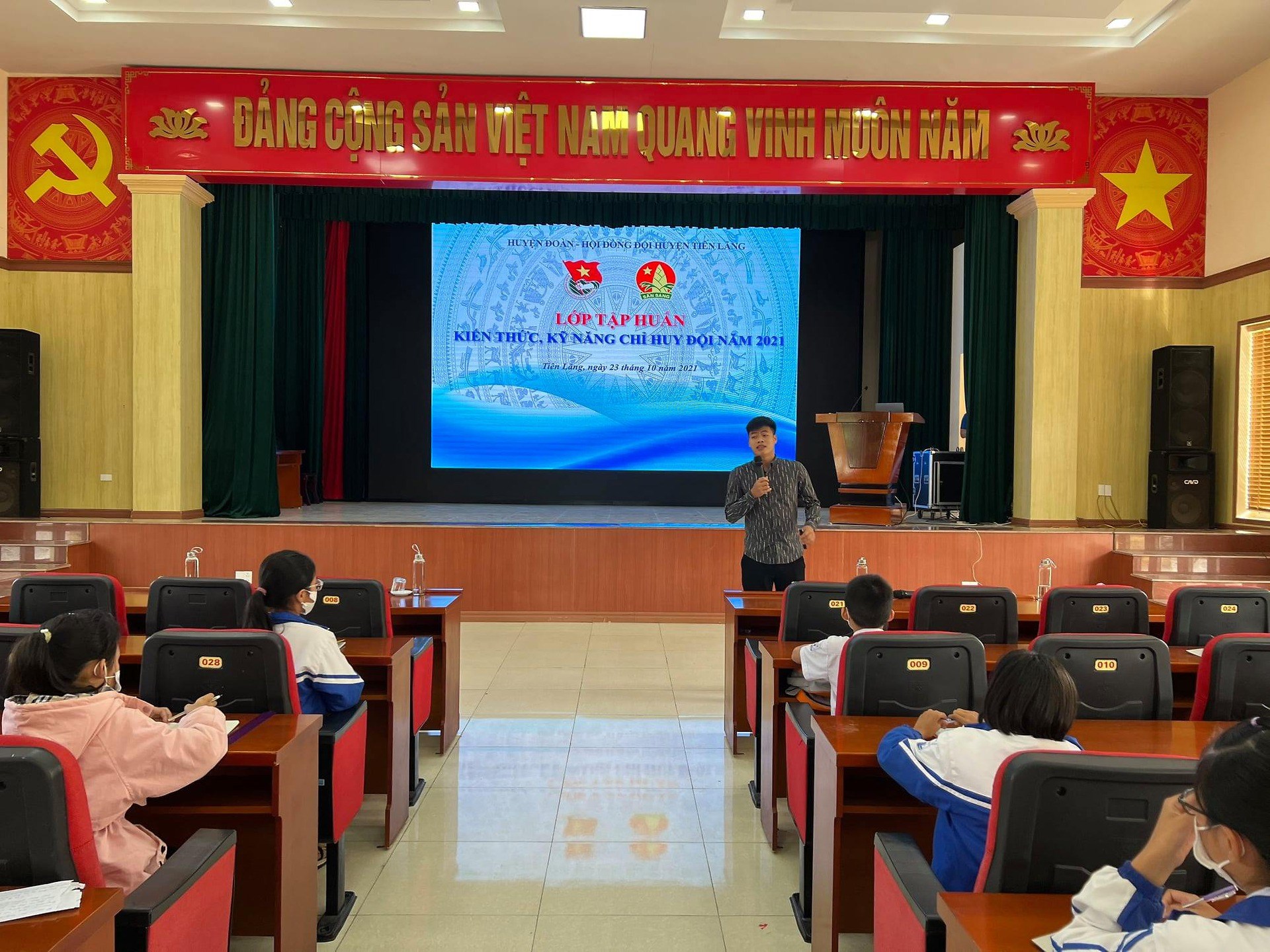 HUYỆN ĐOÀN - HỘI ĐỒNG ĐỘI HUYỆN TIÊN LÃNG TỔ CHỨC LỚP TẬP HUẤN CHỈ HUY ĐỘI NĂM 2021