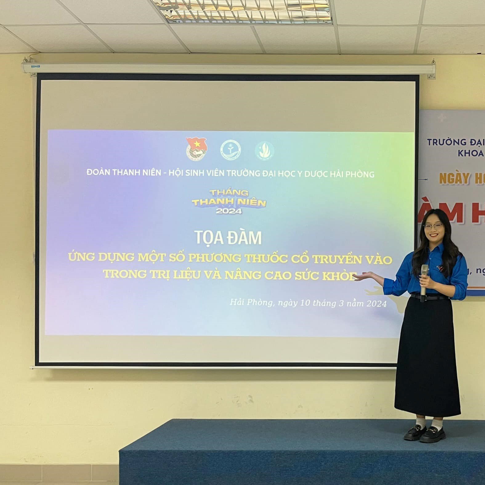 TỌA ĐÀM “ỨNG DỤNG MỘT SỐ PHƯƠNG THUỐC CỔ TRUYỀN VÀO TRONG TRỊ LIỆU VÀ NÂNG CAO SỨC KHỎE” - Tháng Thanh Niên 2024