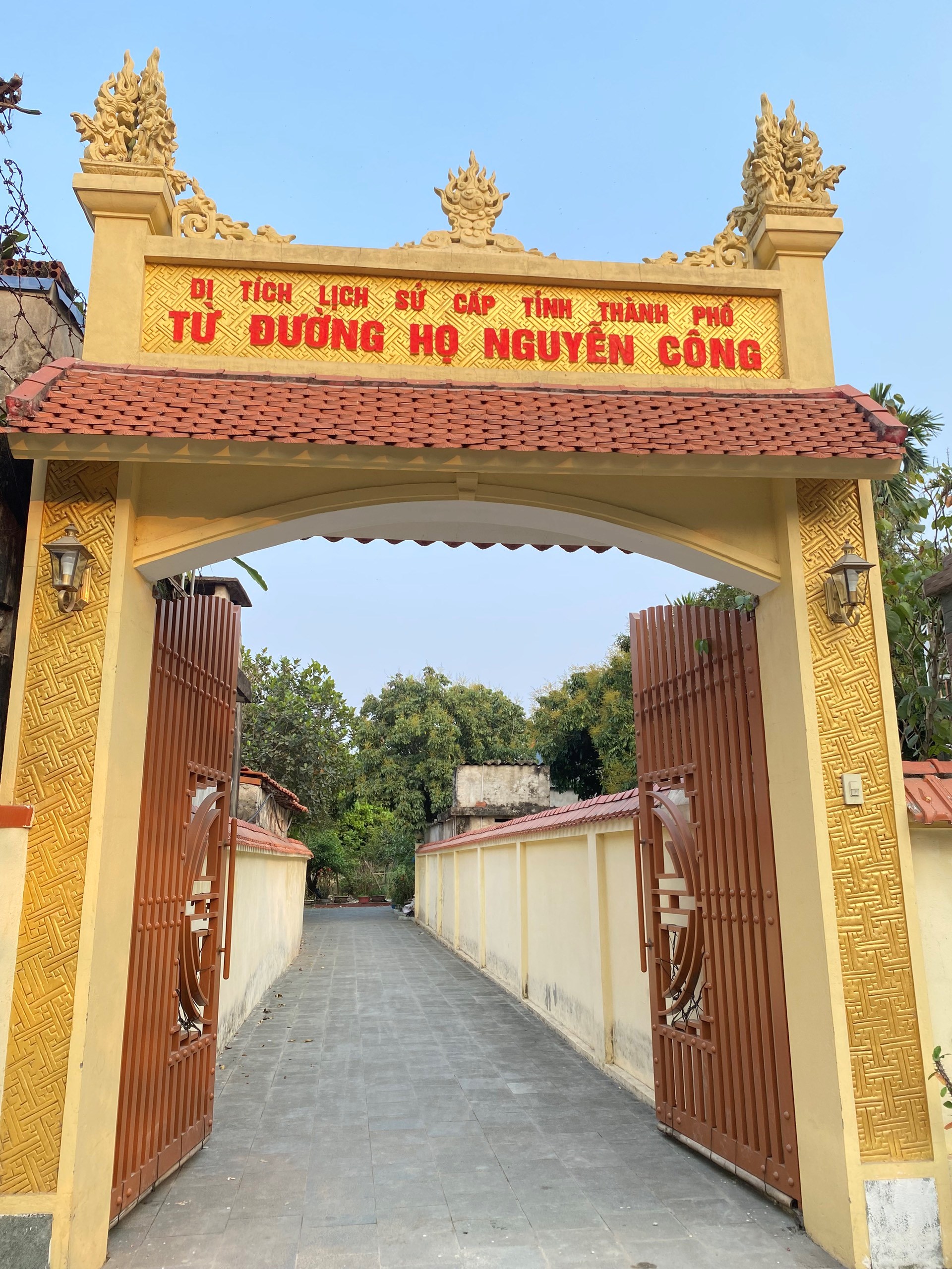 Từ đường họ Nguyễn Công, xã Phù Ninh, huyện Thủy Nguyên