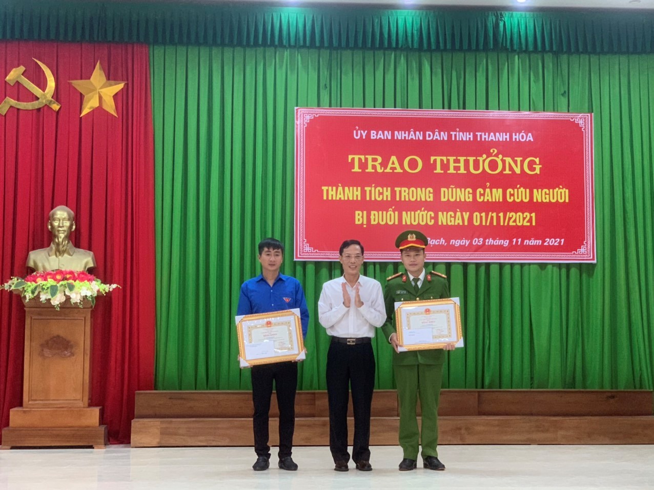 Khen thưởng 02 Bí thư Đoàn cơ sở tại Thanh Hóa có hành động cứu người đuối nước
